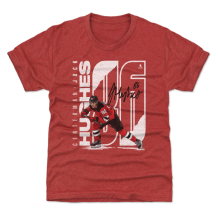 New Jersey Devils Dětské - Jack Hughes Stretch Red NHL Tričko