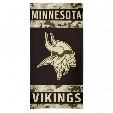 Minnesota Vikings - Camo Spectra NFL Badetuch