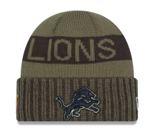 Detroit Lions - 2025 Salute to Service NFL Knit Hat