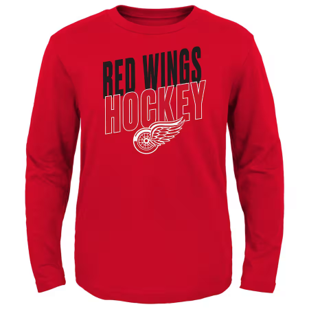 Detroit Red Wings Youth - Showtime NHL Long Sleeve T-Shirt