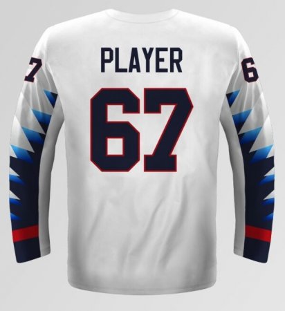 USA - 2018 MS v Hokeji Replica Fan Dres/Vlastní jméno a číslo