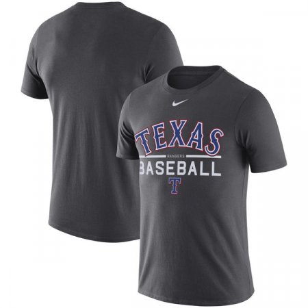 Texas Rangers - Wordmark Practice Performance MLB T-Shirt