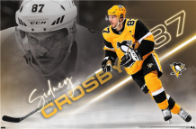 Pittsburgh Penguins - Sidney Crosby 87 NHL Plagát