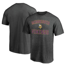 Minnesota Vikings - Victory Arch Gray NFL T-Shirt