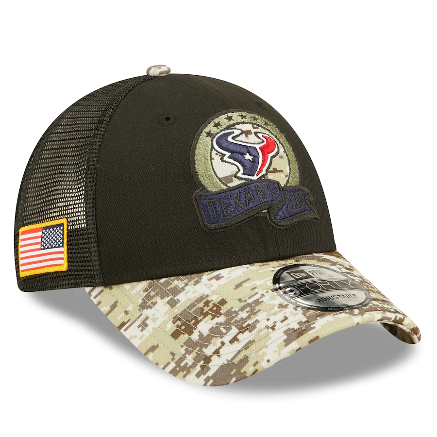 New Era Pittsburgh Steelers Salute to Service Camo 9FORTY Snapback Hat