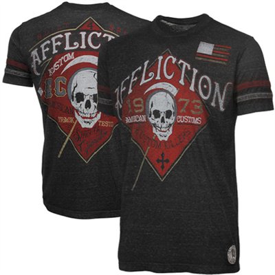 Affliction - Killer Burnout FF MMA Tshirt - Größe: M/USA=L/EU