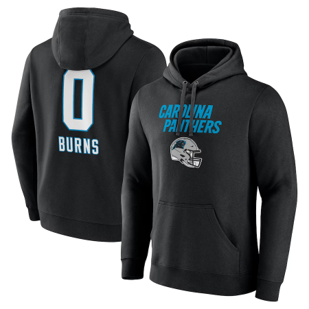 Carolina Panthers - Brian Burns Wordmark NFL Mikina s kapucí