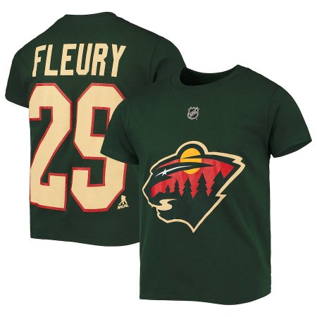 Minnesota Wild Youth - Marc-Andre Fleury NHL T-Shirt