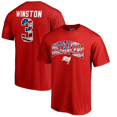 Tampa Bay Buccaneers - Jameis Winston Banner Wave NFL T-Shirt