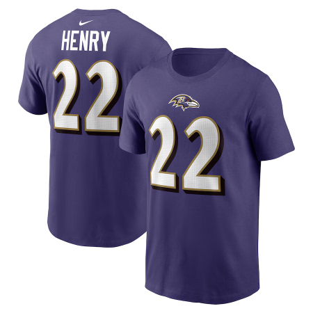 Baltimore Ravens - Derrick Henry Nike Purple NFL T-Shirt