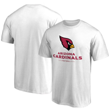 Arizona Cardinals - Team Lockup White NFL T-Shirt