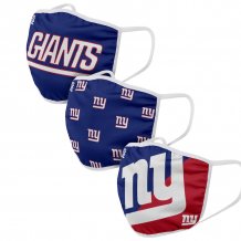 New York Giants - Sport Team 3-pack NFL face mask