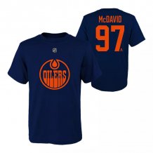 Edmonton Oilers Dětský - Connor McDavid Third NHL Tričko
