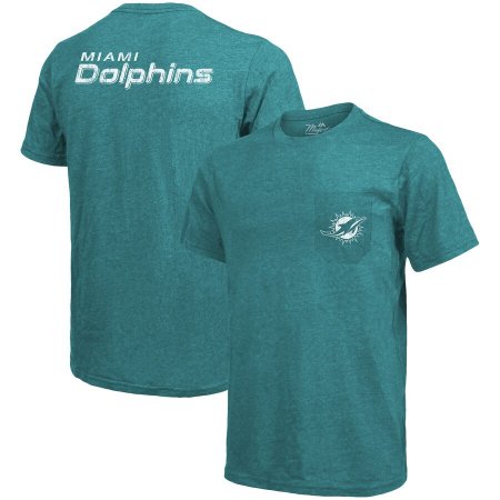 Miami Dolphins - Tri-Blend Pocket NFL Tričko