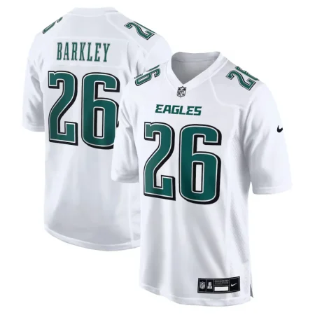 Philadelphia Eagles - Saquon Barkley White NFL Jersey
