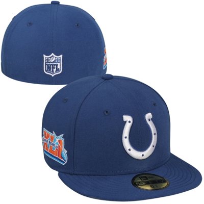 Indianapolis Colts - Super Bowl XLI Side  NFL Hat - Size: 7 1/8