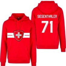 Switzerland - Jonas Siegenthaler 2026 Hockey Sweatshirt