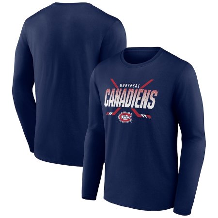 Montreal Canadiens - Covert Logo NHL Long Sleeve T-Shirt