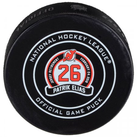 New Jersey Devils - Patrik Elias Authentic Official Game NHL Puk