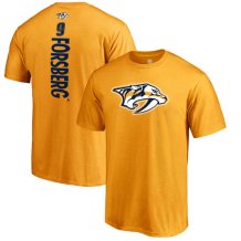 Nashville Predators - Filip Forsberg Backer Gold NHL T-Shirt
