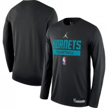 Charlotte Hornets - 2022/23 Practice Legend Black NBA Koszulka z długim rękawem