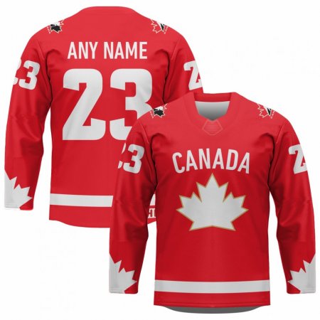 Kanada - 2023 Hokejový Replica Fan Dres/Vlastní jméno a číslo