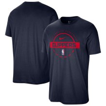 LA Clippers - 2025 Authentic Practice Navy NBA Tričko