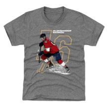 Florida Panthers Youth - Aleksander Barkov Offset Gray NHL T-Shirt