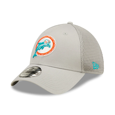 Miami Dolphins - Team Neo Gray 39Thirty NFL Hat