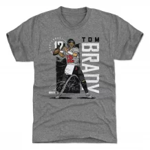 Tampa Bay Buccaneers - Tom Brady Vintage Gray NFL T-Shirt