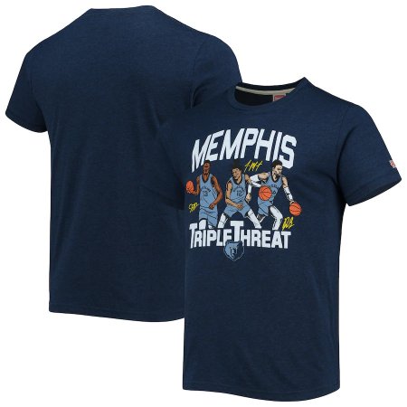 Memphis Grizzlies - Triple Threat Jackson/Morant/Brooks NBA T-shirt - Size: XXL/USA=3XL/EU