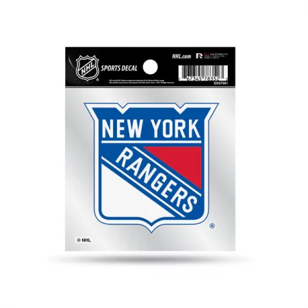 New York Rangers - Clear Backer Logo NHL Nálepka