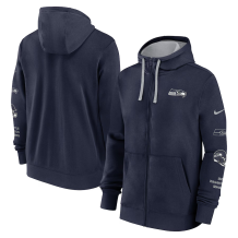Seattle Seahawks - 2024 Nike Club Full-zip NFL Mikina s kapucňou