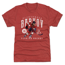 Florida Panthers - Aleksander Barkov Game Red NHL T-Shirt