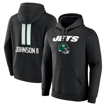 New York Jets - Jermaine Johnson II Wordmark NFL Mikina s kapucí