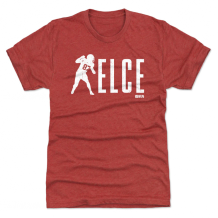 Kansas City Chiefs - Travis Kelce Silhouette Name Red NFL Koszułka