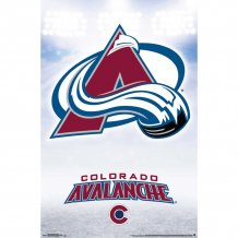 Colorado Avalanche - Logo NHL Plagát