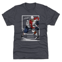 Florida Panthers - Aaron Ekblad Outline W Navy NHL T-Shirt