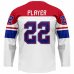 Czechy - 2022 Hockey Replica Fan Jersey Biały/Własne imię i numer