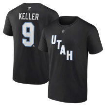 Utah Hockey Club - Clayton Keller Stack NHL T-Shirt