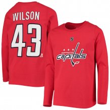 Washington Capitals Detské - Tom Wilson NHL Tričko s dlhým rukávom