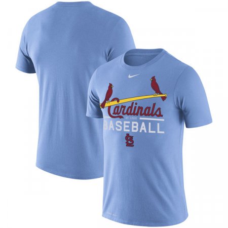 St. Louis Cardinals - Wordmark Practice Performance MLB T-Shirt