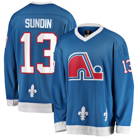 Quebec Nordiques - Mats Sundin Retired Breakaway NHL Jersey - Wielkość: L