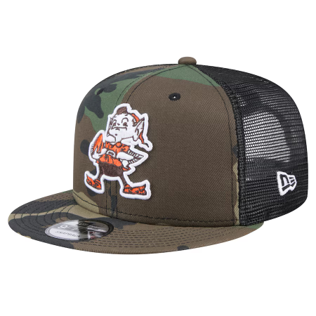 Cleveland Browns - Main Trucker Throwback Camo 9Fifty NFL Šiltovka