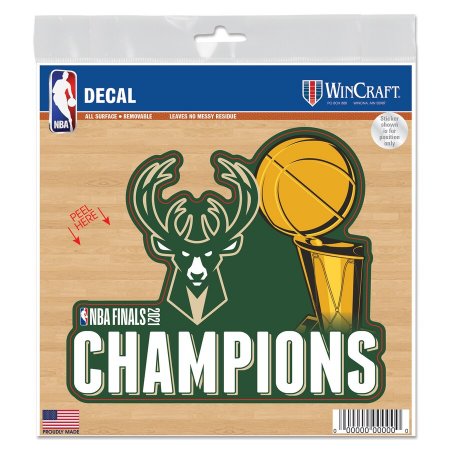 Milwaukee Bucks - 2021 Champions NBA Nálepka