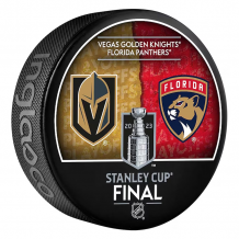 Vegas Golden Knights vs. Florida Panthers 2023 Stanley Cup Final NHL Puk