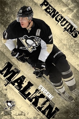 Pittsburgh Penguins - Evgeni Malkin TS NHL Poster