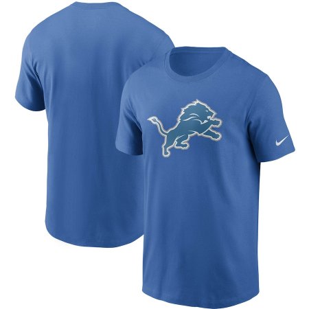 Detroit Lions - Primary Logo NFL Blue T-Shirt