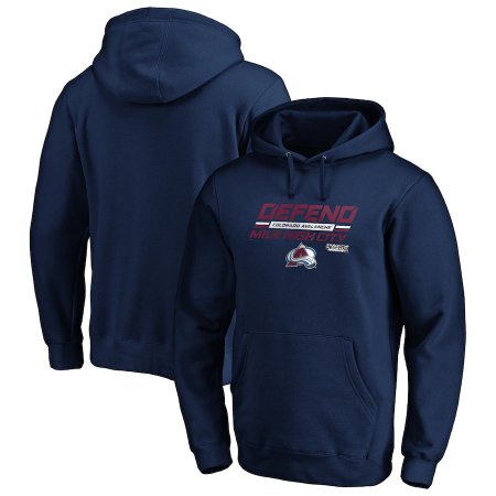 Colorado Avalanche - 2020 Stanley Cup Playoffs Tilted Ice NHL Hoodie