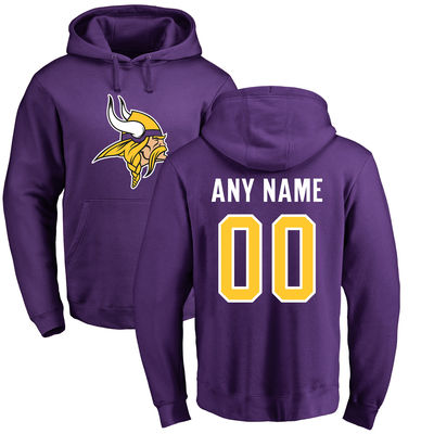 Minnesota Vikings - Pro Line Name & Number Personalized NFL Hoodie